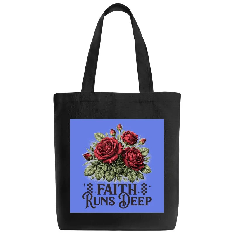 Faith Runs Deep Tote Bag product image