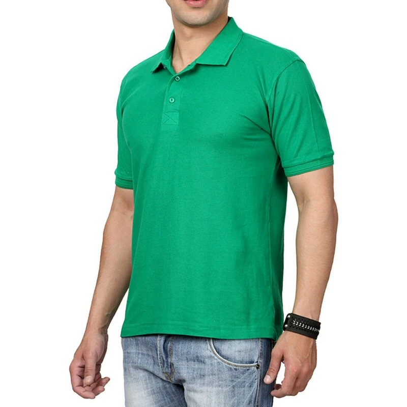 Flag Green Plain Collar Polo T-shirt - 100% Cotton Unisex - 200 GSM product image