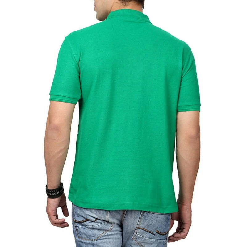 Flag Green Plain Collar Polo T-shirt - 100% Cotton Unisex - 240 GSM product image
