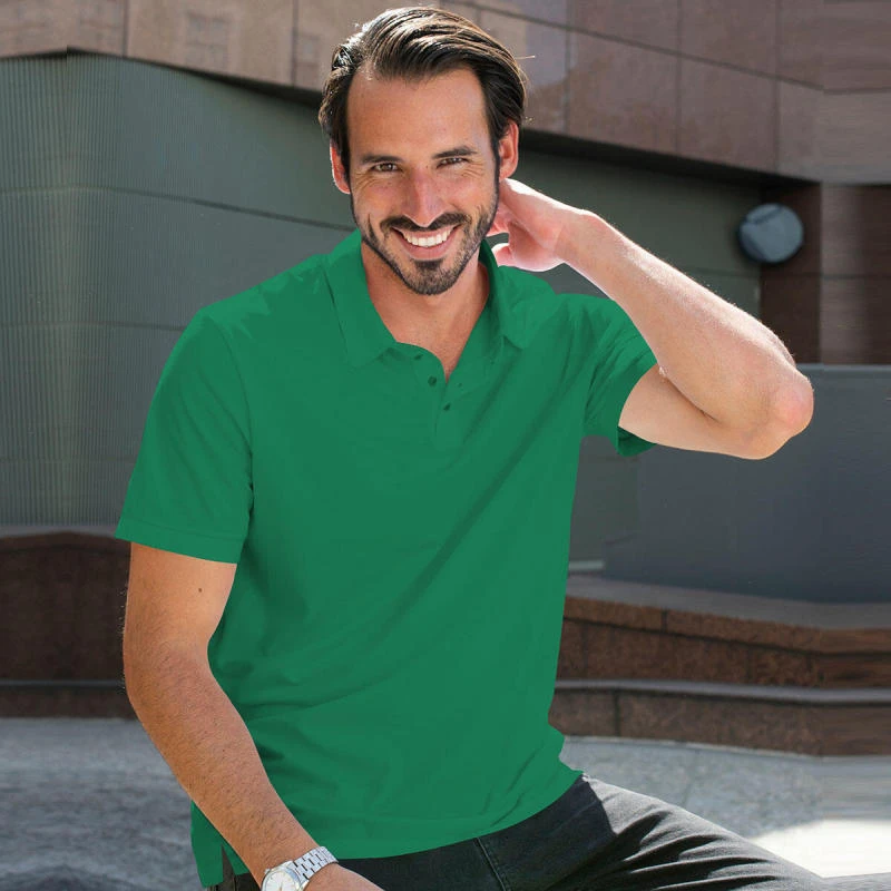 Forest Green Plain Collar Polo T-shirt - 100% Cotton Unisex - 230 GSM product image