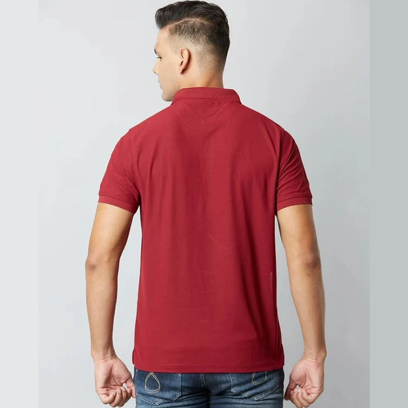 French wine Plain Mars Dry Fit Collar Polo T-shirt product image