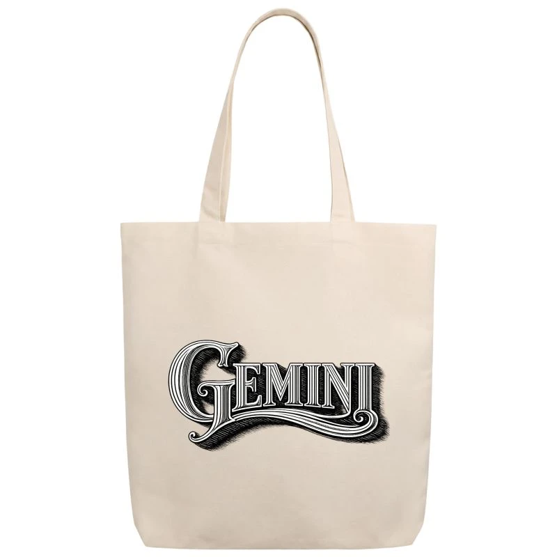 Gemini Word Art Zodiac Sign Tote Bag product image