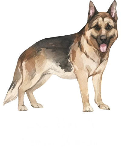 German Shepherd Dog Printed