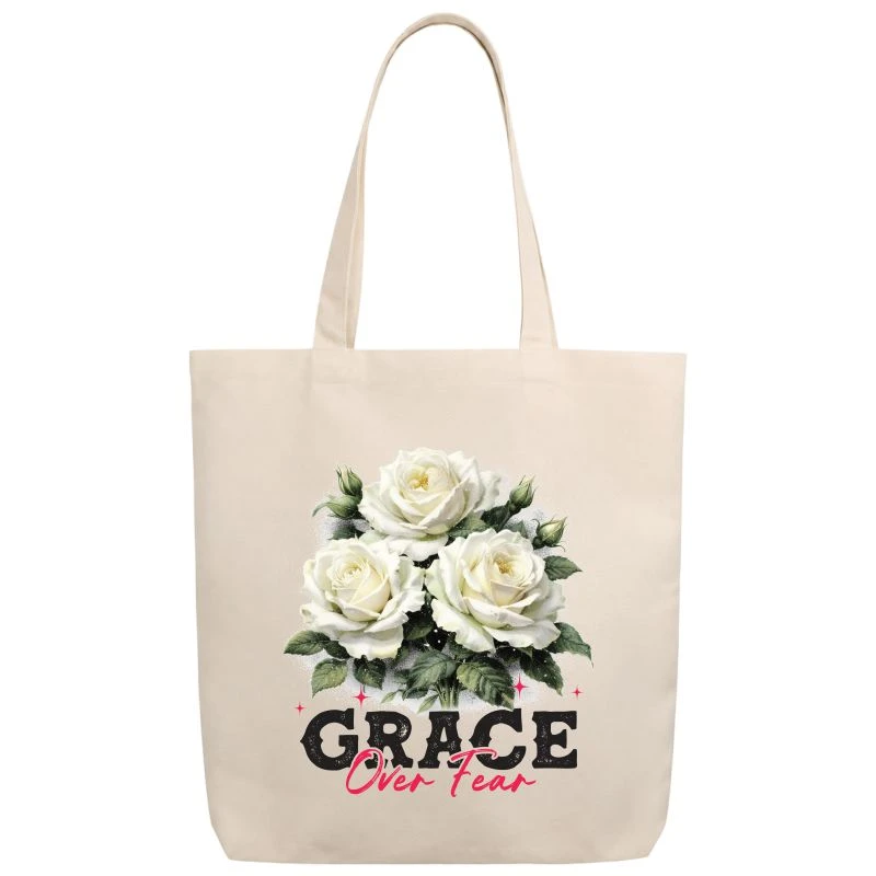Grace Over Fear Tote Bag