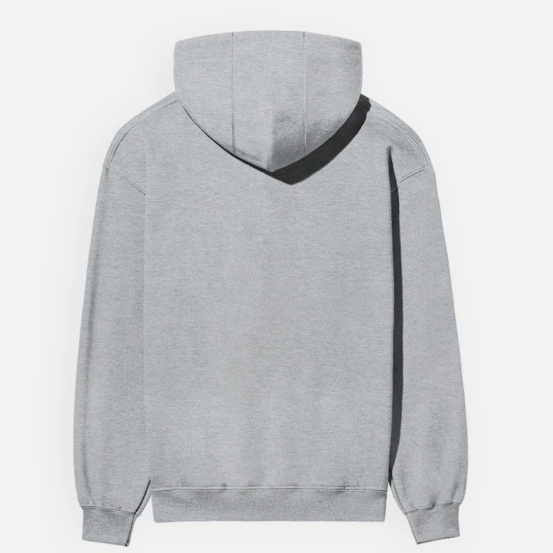Grey Melange Plain Hoodie product image