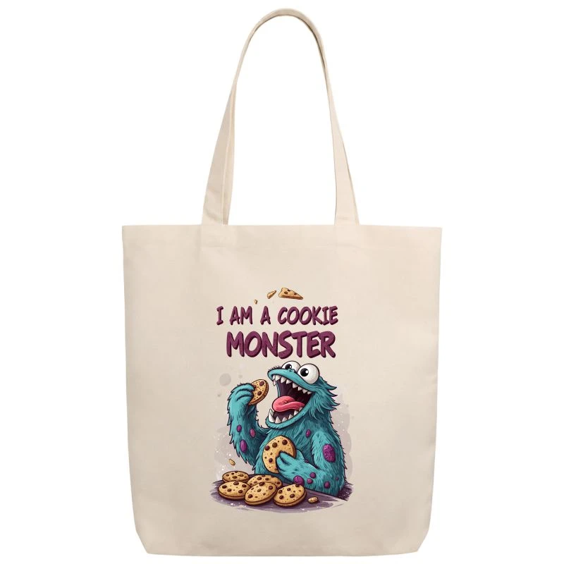I Am A Cookie Monster Tote Bag product image
