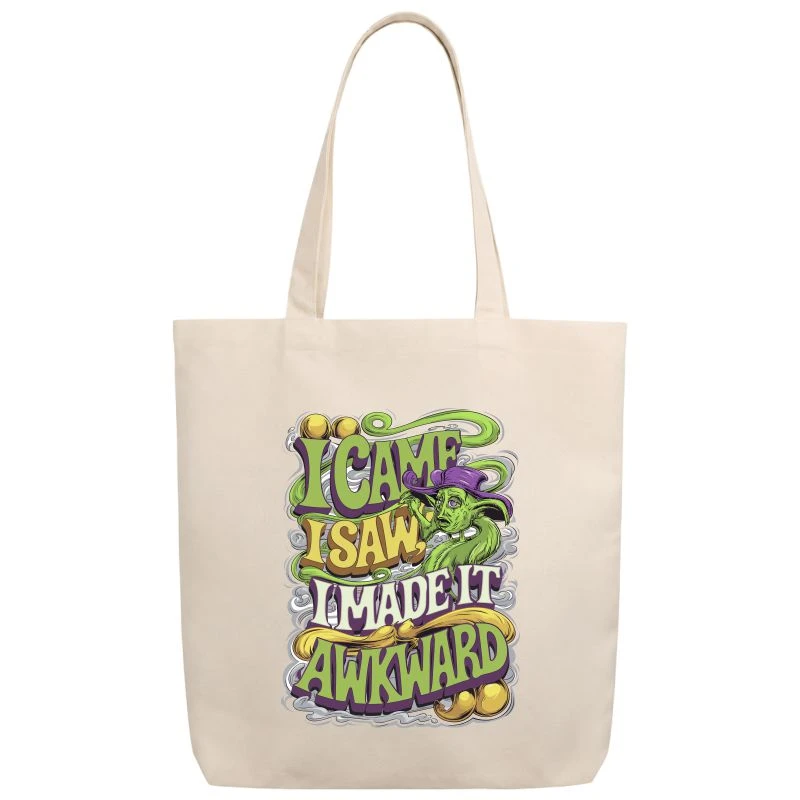 I Came I Saw I Made It Awkward Tote Bag product image