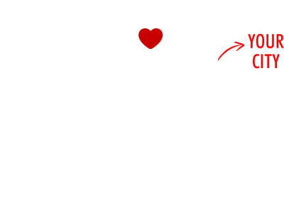 I Heart Custom City Printed