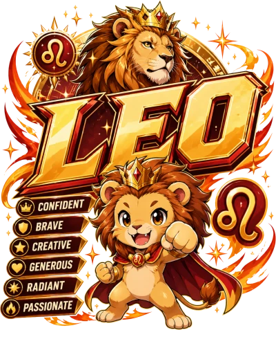 Leo Anime Zodiac Sign