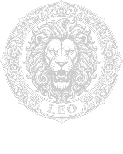 Leo Vintage Zodiac Sign