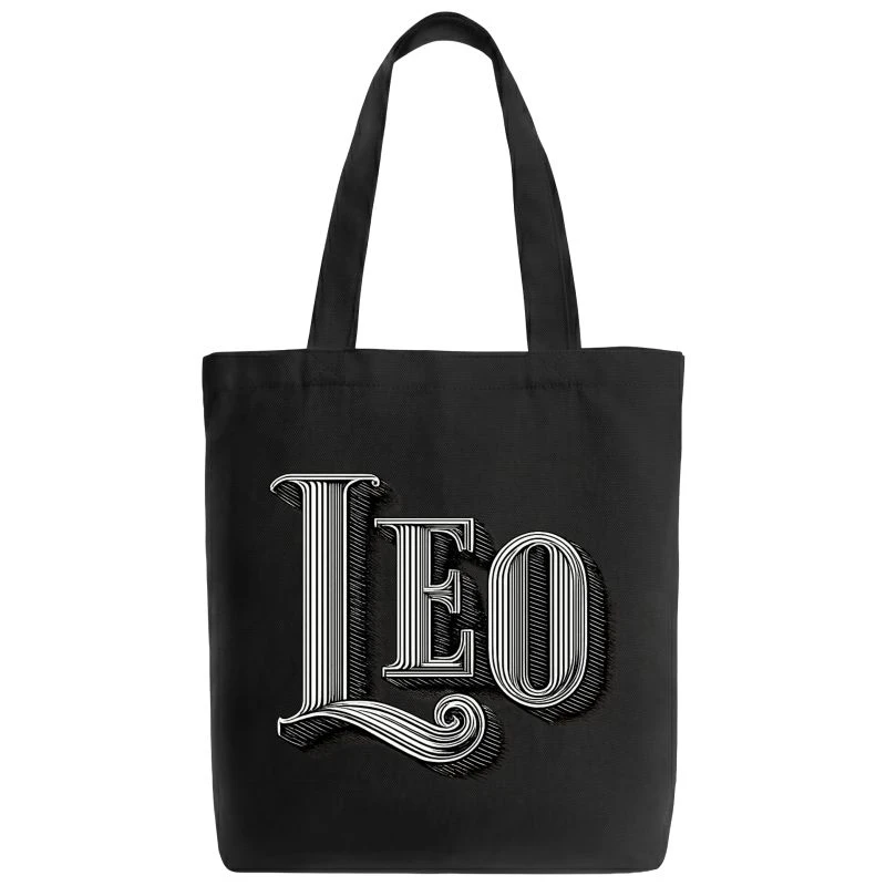 Leo Word Art Zodiac Sign Tote Bag product image