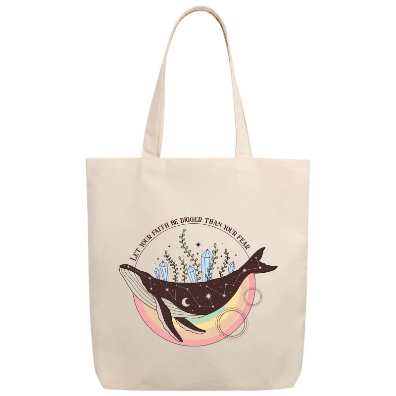 Let Your Faith Be Bigger Than Your Fear Tote Bag product image