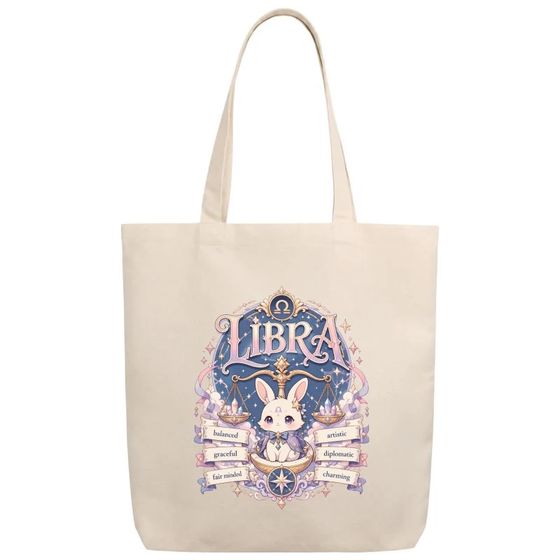 Libra Anime Zodiac Sign Tote Bag product image