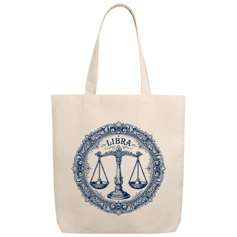 Libra Vintage Zodiac Sign Tote Bag product image