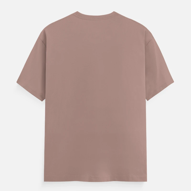 Mushroom Unisex Plain Cotton Round Neck T-shirt product image