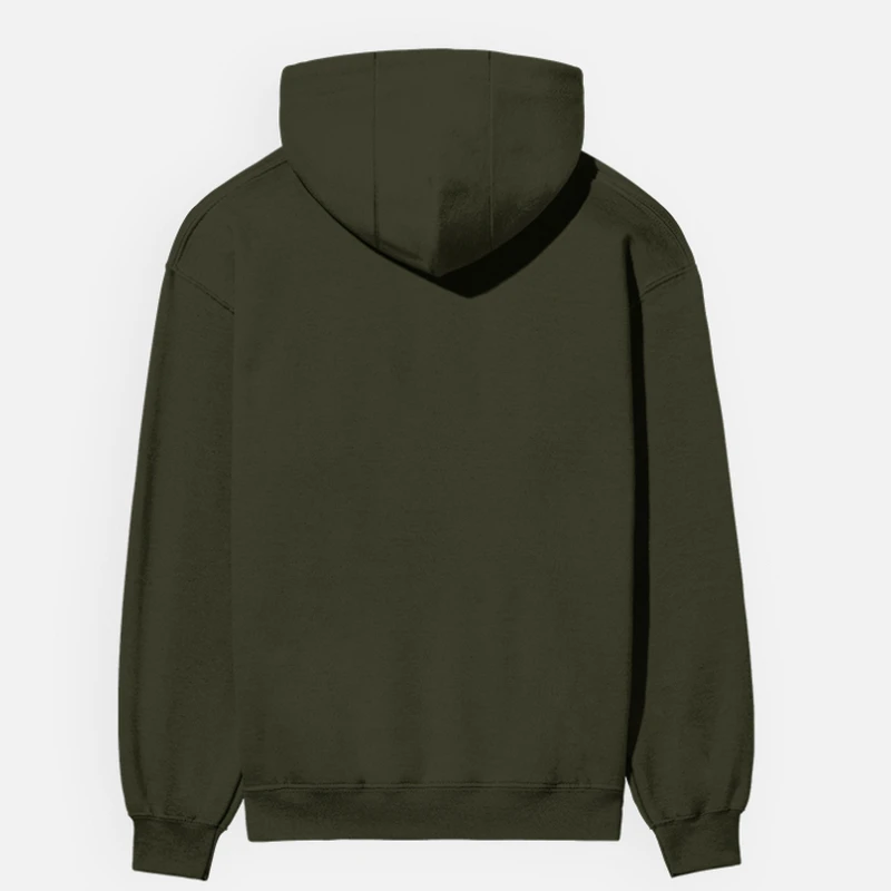Olive Green Plain Hoodie product image