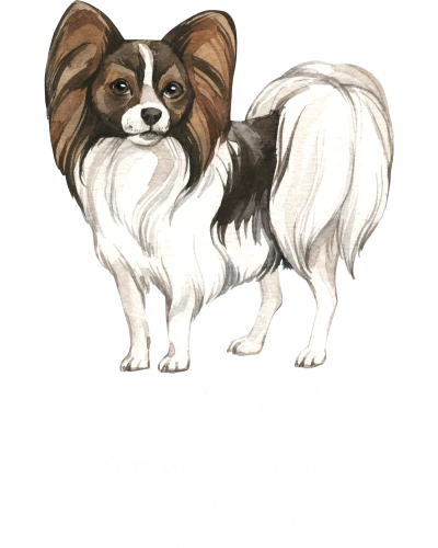 Papillon Continental Toy Spaniel Dog Printed
