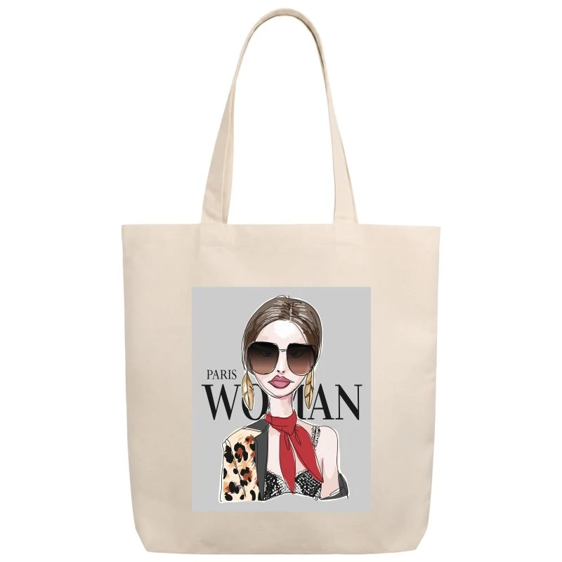 Paris Woman Tote Bag