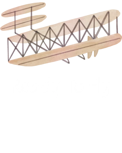 Ready To Fly Airplane Printed
