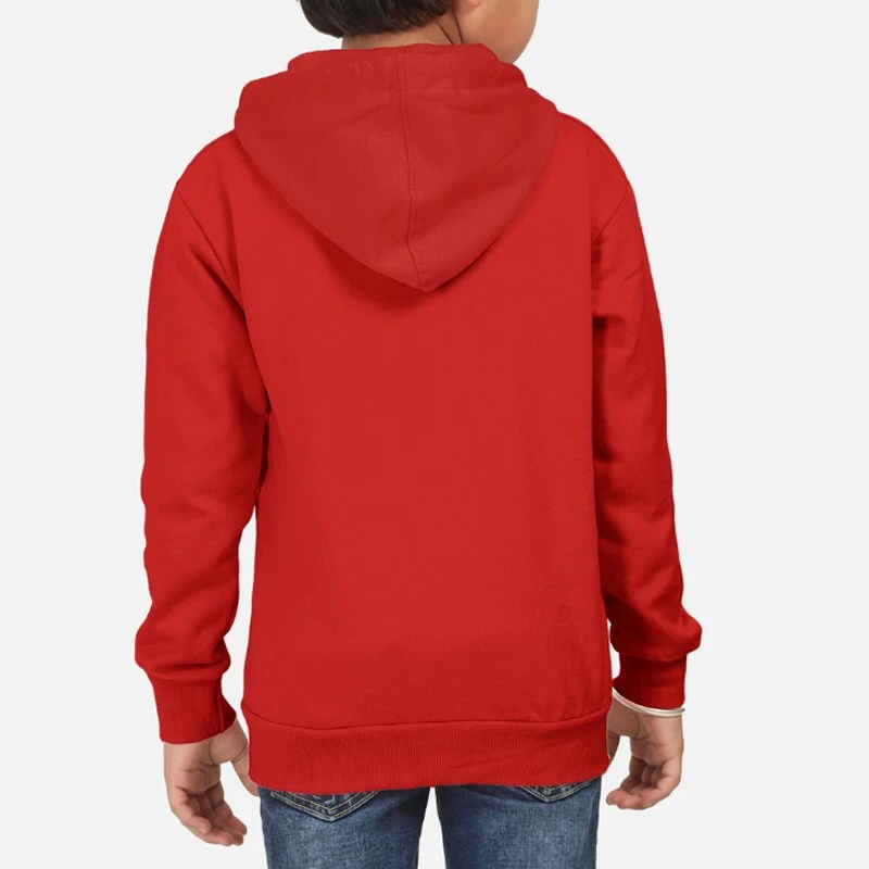 Red Plain Kids Hoodie product image