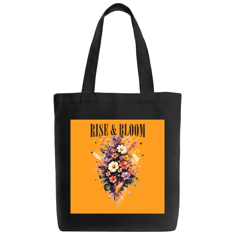 Rise & Bloom Tote Bag