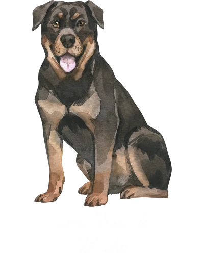 Rottweiler Dog Printed