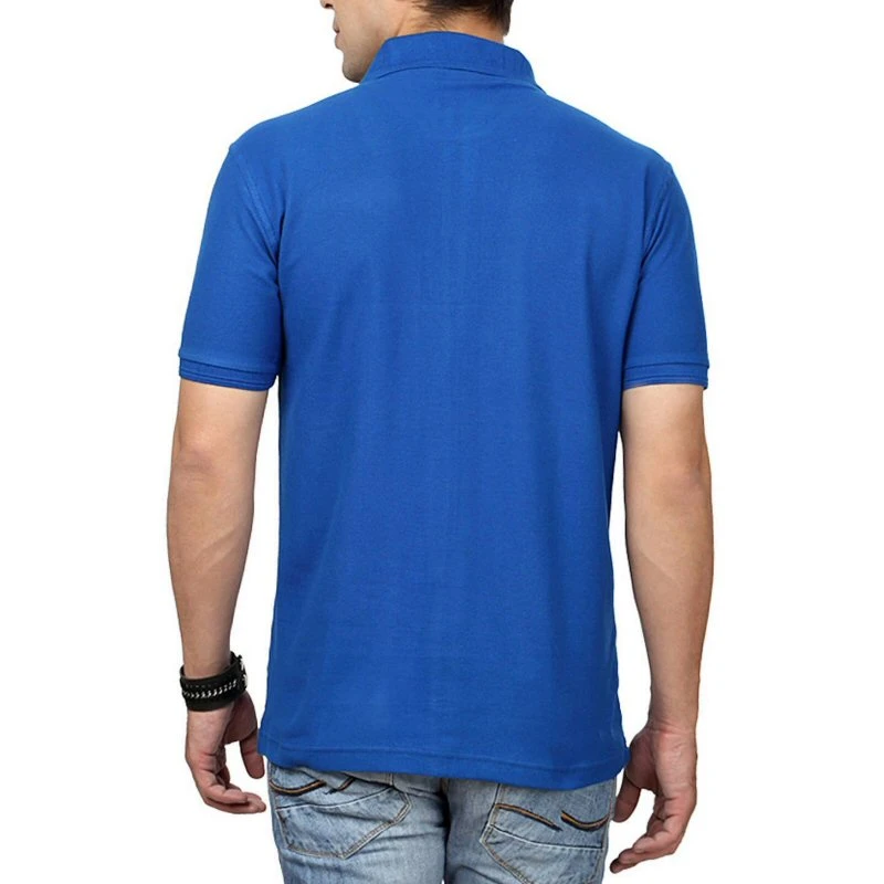 Royal Blue Plain Collar Polo T-shirt - 100% Cotton Unisex - 200 GSM product image