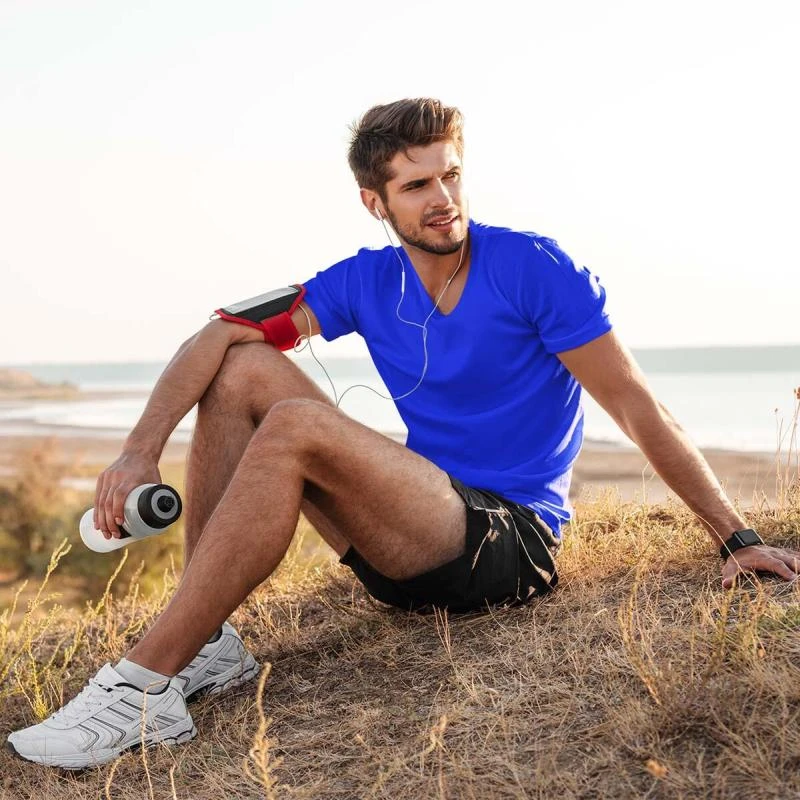 Royal Blue Plain Sports Dry Fit Round Neck T-shirt - Unisex product image