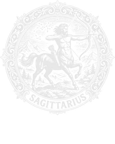 Sagittarius Vintage Zodiac Sign
