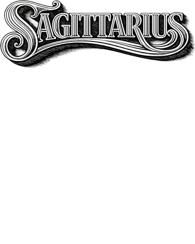 Sagittarius Word Art Zodiac Sign