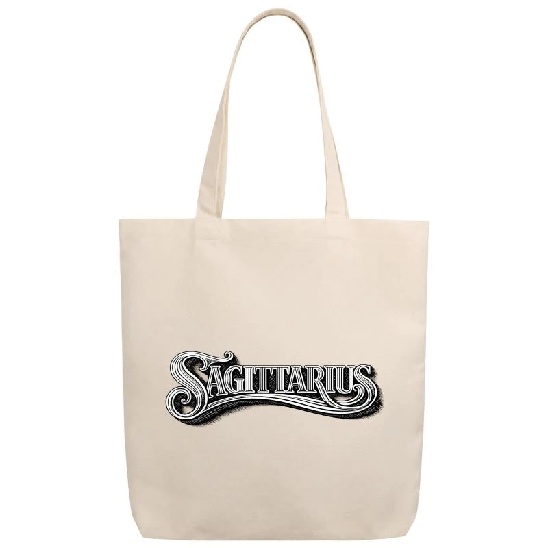 Sagittarius Word Art Zodiac Sign Tote Bag product image
