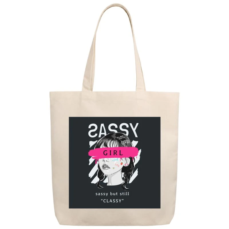 Sassy Girl Tote Bag