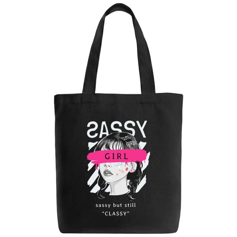 Sassy Girl Tote Bag product image