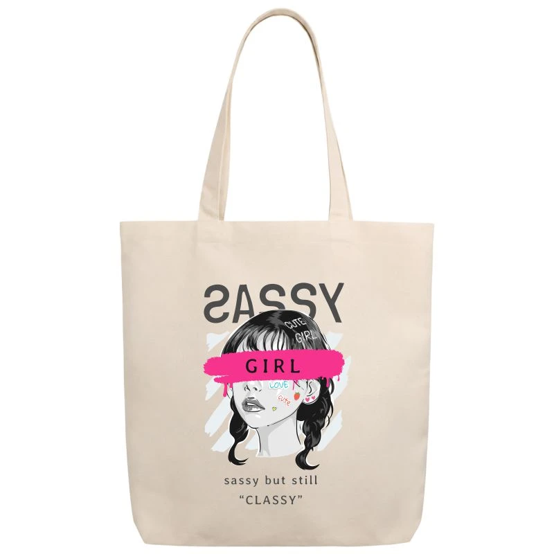 Sassy Girl Tote Bag