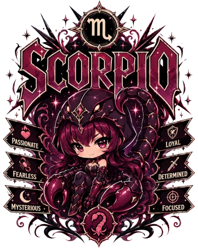 Scorpio Anime Zodiac Sign