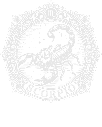 Scorpio Vintage Zodiac Sign