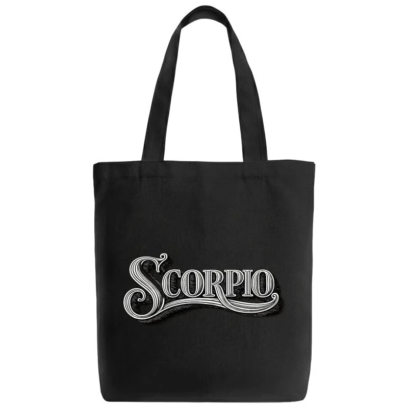 Scorpio Word Art Zodiac Sign Tote Bag product image