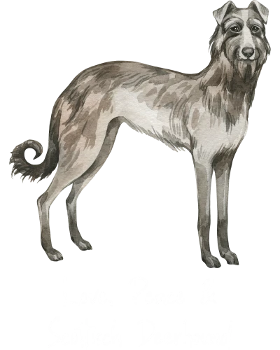 Scottisch Deerhound Dog Printed