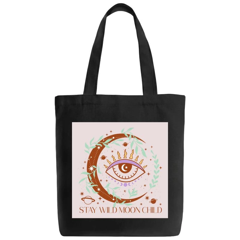 Stay Wild Moon Child Tote Bag product image