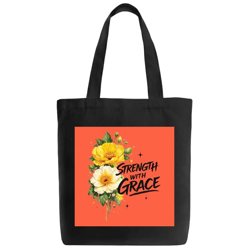 Strength With Grace Tote Bag product image