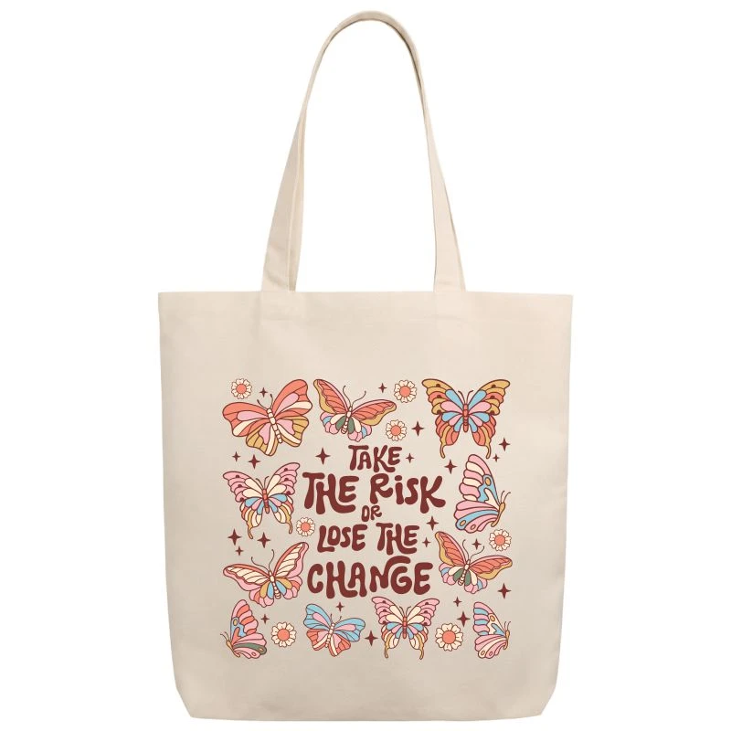 Take The Risk Or Lose The Change Tote Bag product image