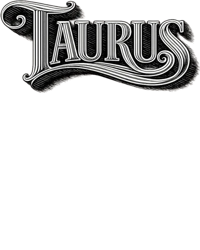 Taurus Word Art Zodiac Sign