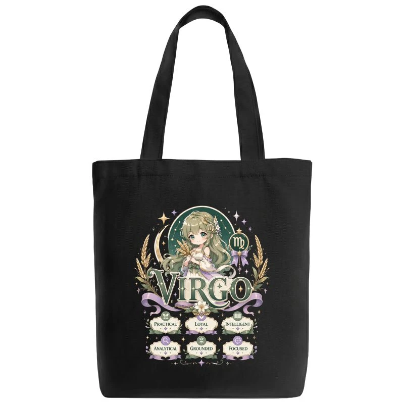 Virgo Anime Zodiac Sign Tote Bag product image