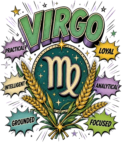Virgo Comic Zodiac Sign