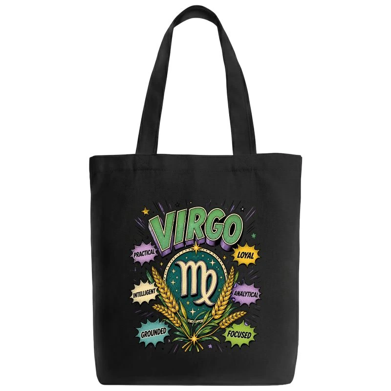 Virgo Comic Zodiac Sign Tote Bag product image