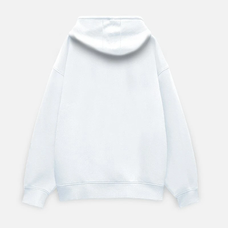 White Plain Oversized Hoodie product image