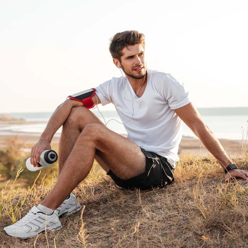 White Plain Sports Dry Fit Round Neck T-shirt - Unisex product image