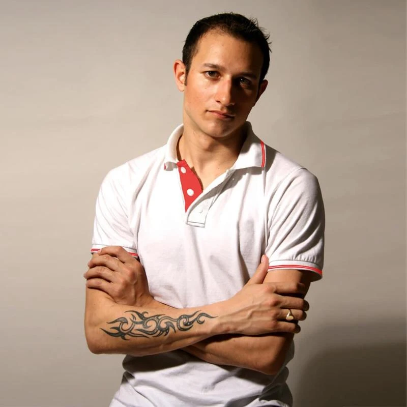 White With Red Plain Tipping Collar Polo T-shirt - 100% Cotton Unisex - 260 GSM product image