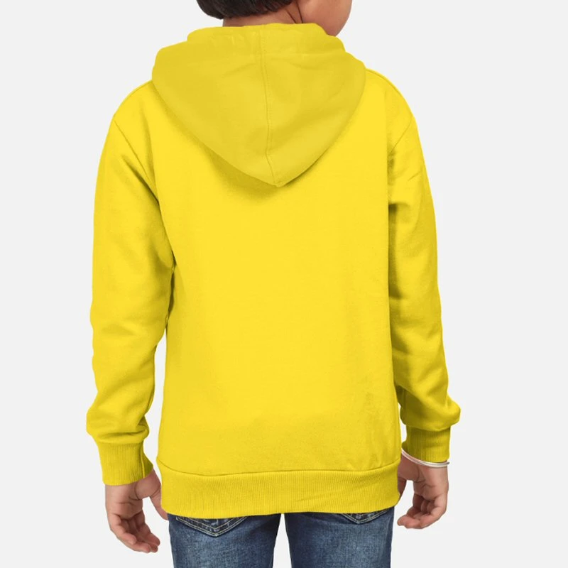 Yellow Plain Kids Hoodie product image