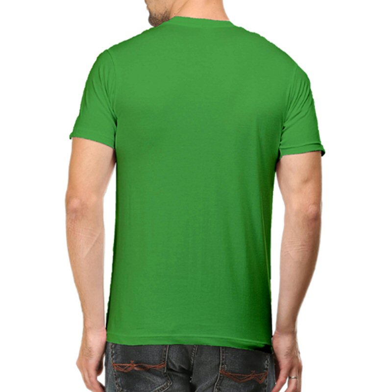 Flag Green Unisex Plain Cotton Round Neck T-shirt Flag Green Unisex Plain Cotton Round Neck T-shirt